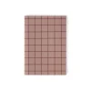 Anteckningsbok A6 Rut Blush Linjerad