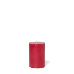 Blockljus Stearin 10x6,8cm Röd