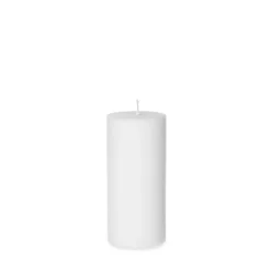 Blockljus Stearin 15x7cm Vit
