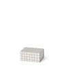 Box Ted 12x17,5cm Mönstrad Beige/Mole