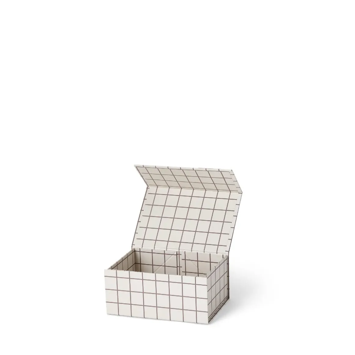 Box Ted 12x17,5cm Mönstrad Beige/Mole