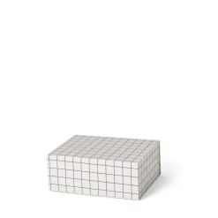 Box Ted 18,5x25cm Mönstrad Beige/Mole
