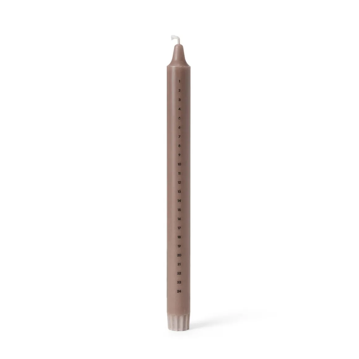 Datumljus Stearin 27,5cm Mullvad