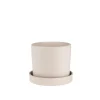 Kruka/Fat Stengods 14cm Beige