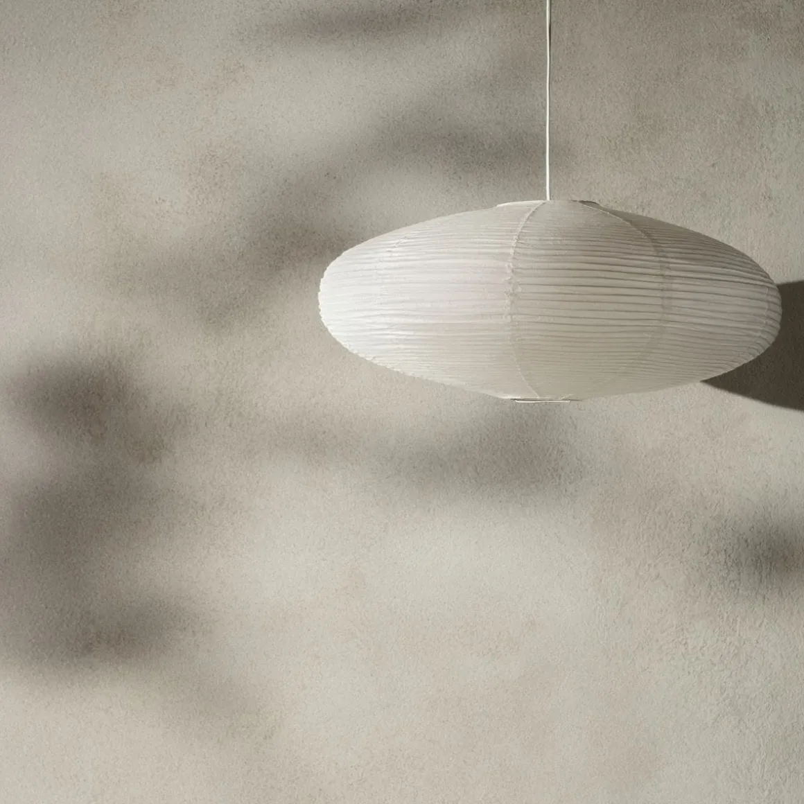 Lampskärm Rispapper Yuna 60cm Vit