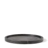 Ljusfat Rund Marmor 22cm