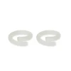 Servettring 2-p Glas Frostad