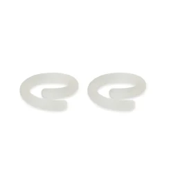 Servettring 2-p Glas Frostad