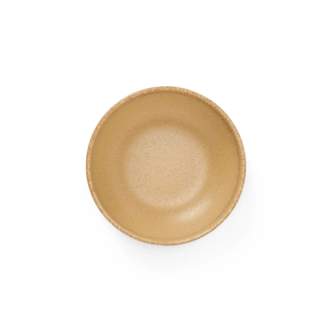 Skål Bruno Stengods 12cm Ljus Ockra