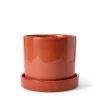 Stengodskruka / Fat Glaserad 17,5cm Orange